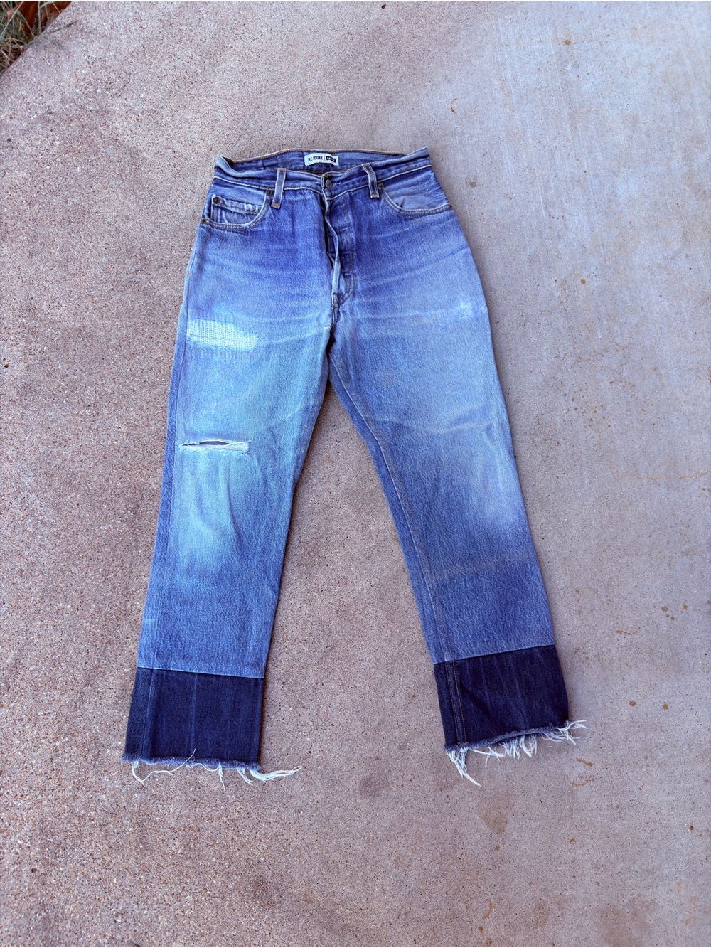 Re/done Levi 26 inseam 27"